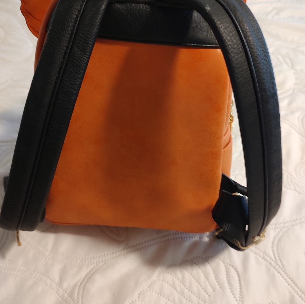 Loungefly Halloween Mickey Mouse Pumpkin Disney Parks mini backpack - Picture 5 of 7